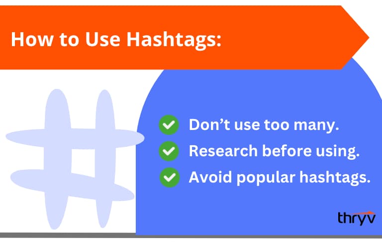 how to use hashtags for social media