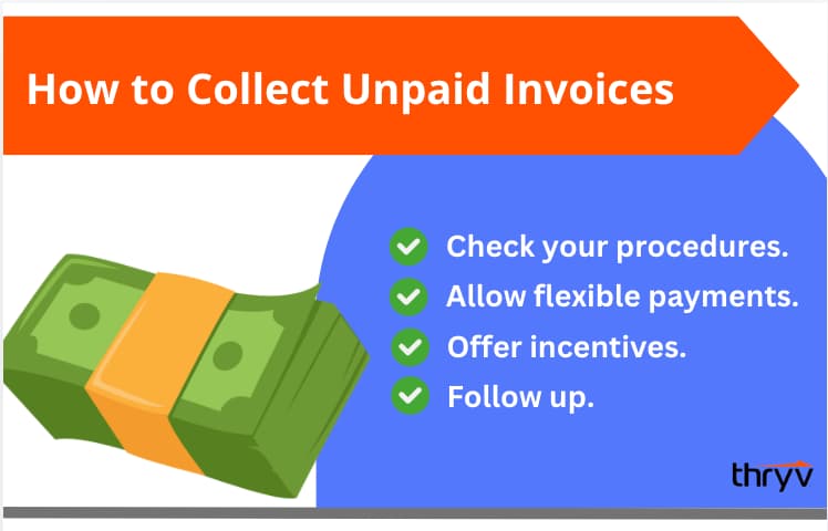 how to collect unpaid invoices