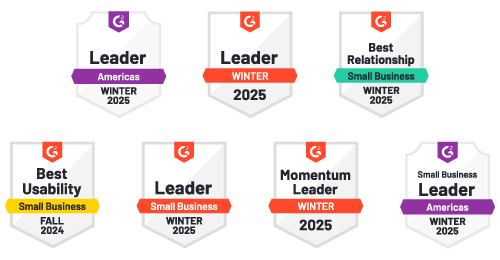 2025 G2 Award Badges