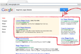 Google AdWords screenshot